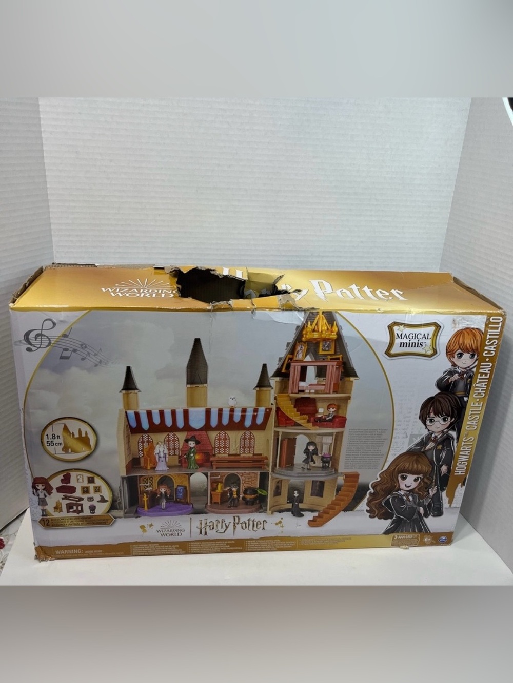 HARRY POTTER Magical Minis Hogwarts Castle playset complete brand new Warner bro